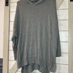 🤎🤍Super cute elbow patch grey & tan hoodie🤍🤎